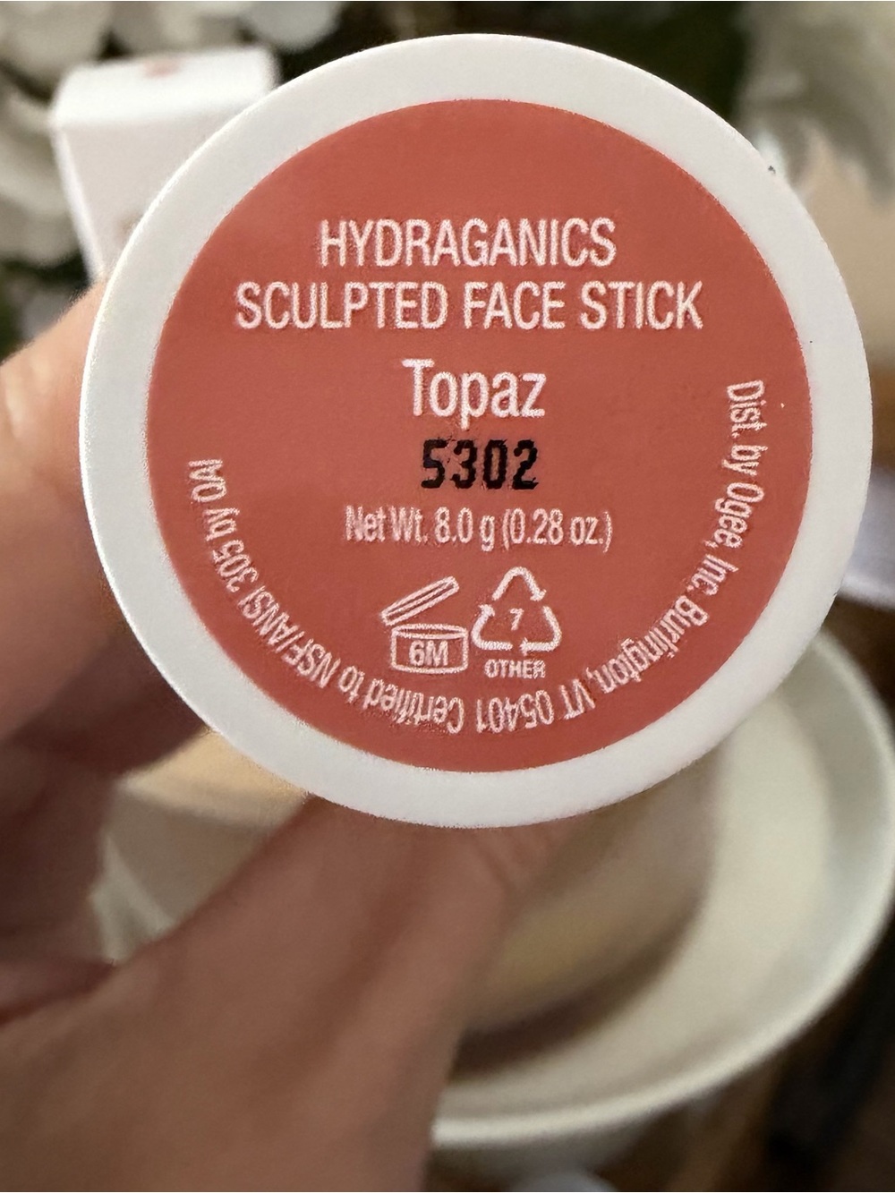 OGEE TOPAZ SCULPTED FACE STICK organic ingredients NIB .28 oz - Picture 4 of 11